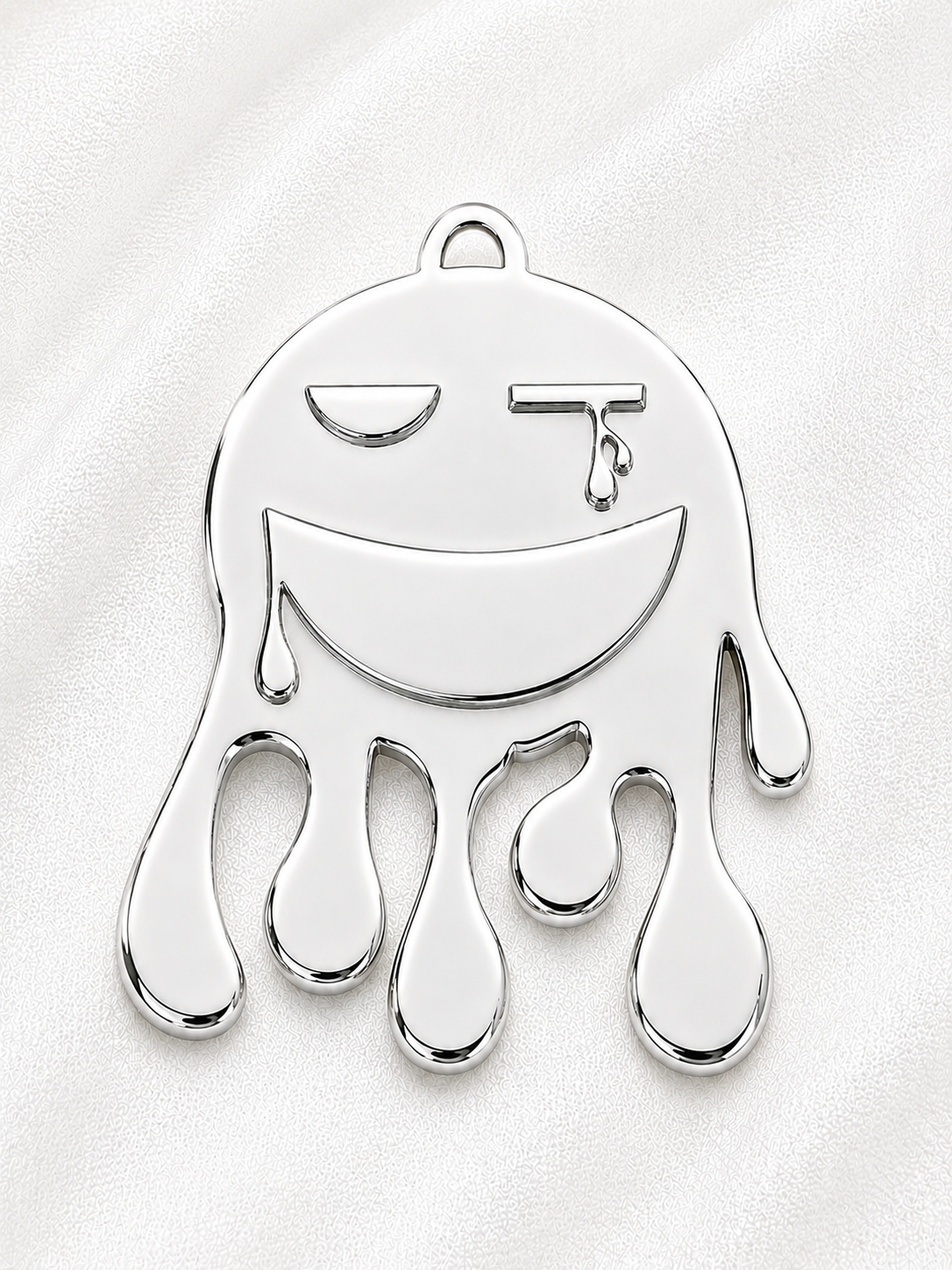 Emoji Smile Drip Pendant