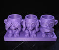 THREE WISE MONKEYS Scultura 3D - TN.01