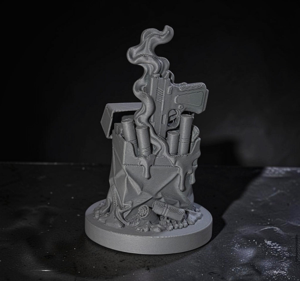 TOXIC SOCIETY Scultura 3D - TN.01